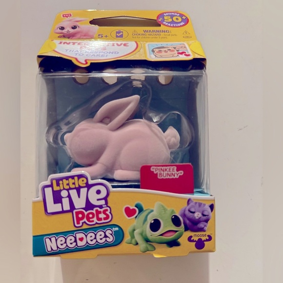 moose Other - 🧡10/$20🧡Little Live Pets NeeDees | Interactive Wearable Electonic| pink bunny